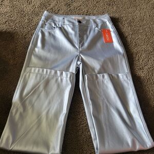 Silver Scheen Jean Style Wide Leg. Perfect For Holiday Parties